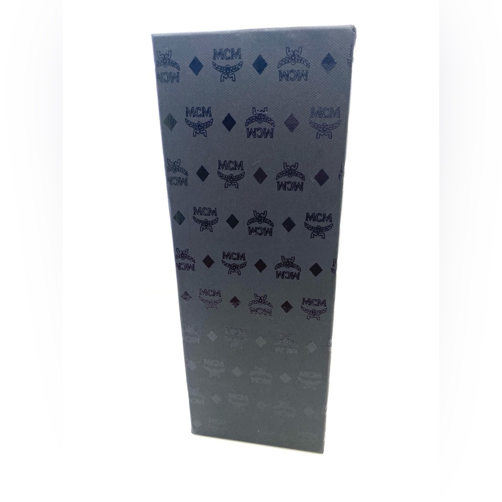 MCM Classic Black Visetos Monogram Accessory Box